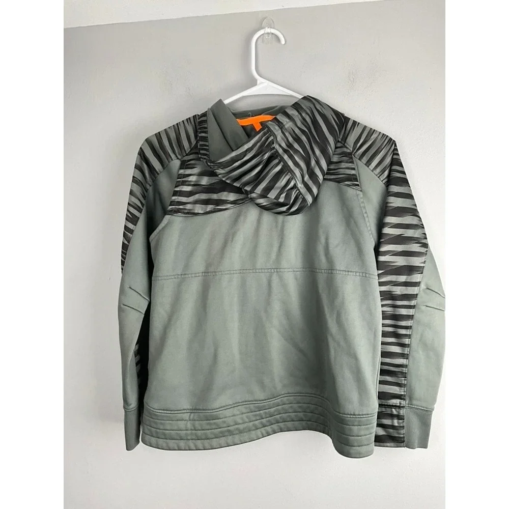 Nike KD Kevin Durant Boys Zip Hoodie Jacket‎ L Gray/Black Logo